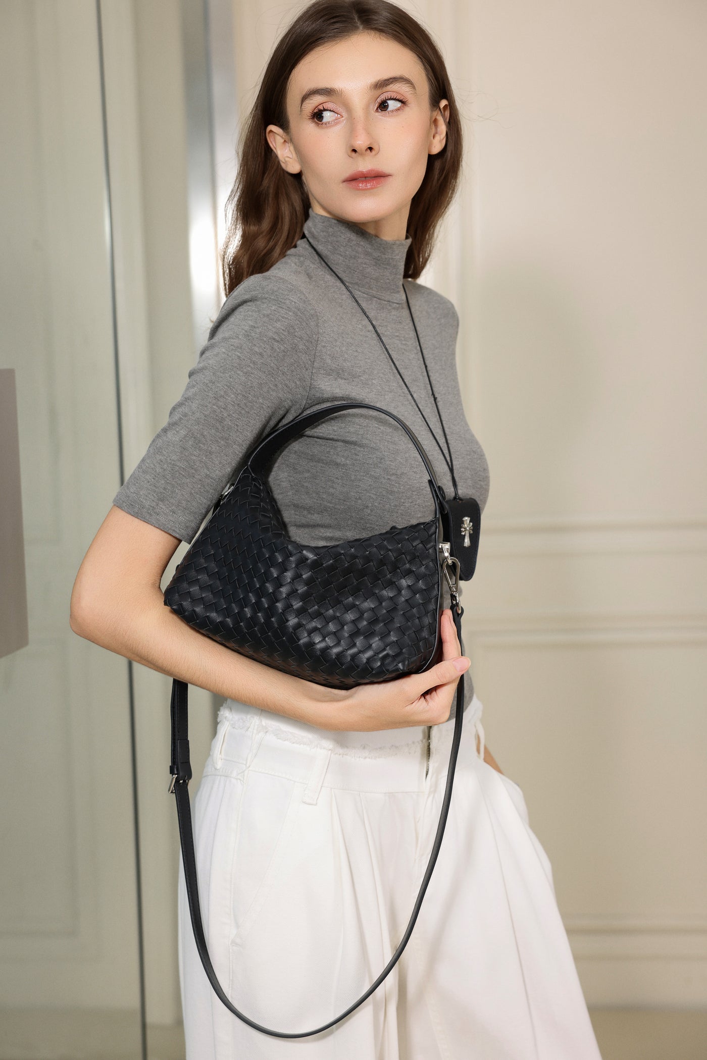 Woven Mini Wristlet