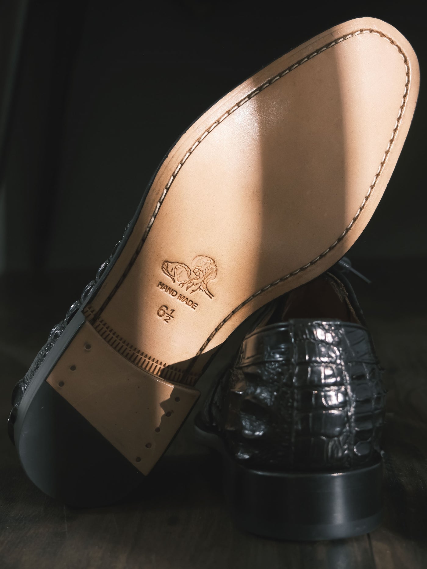 Crocodile Leather Lace-ups