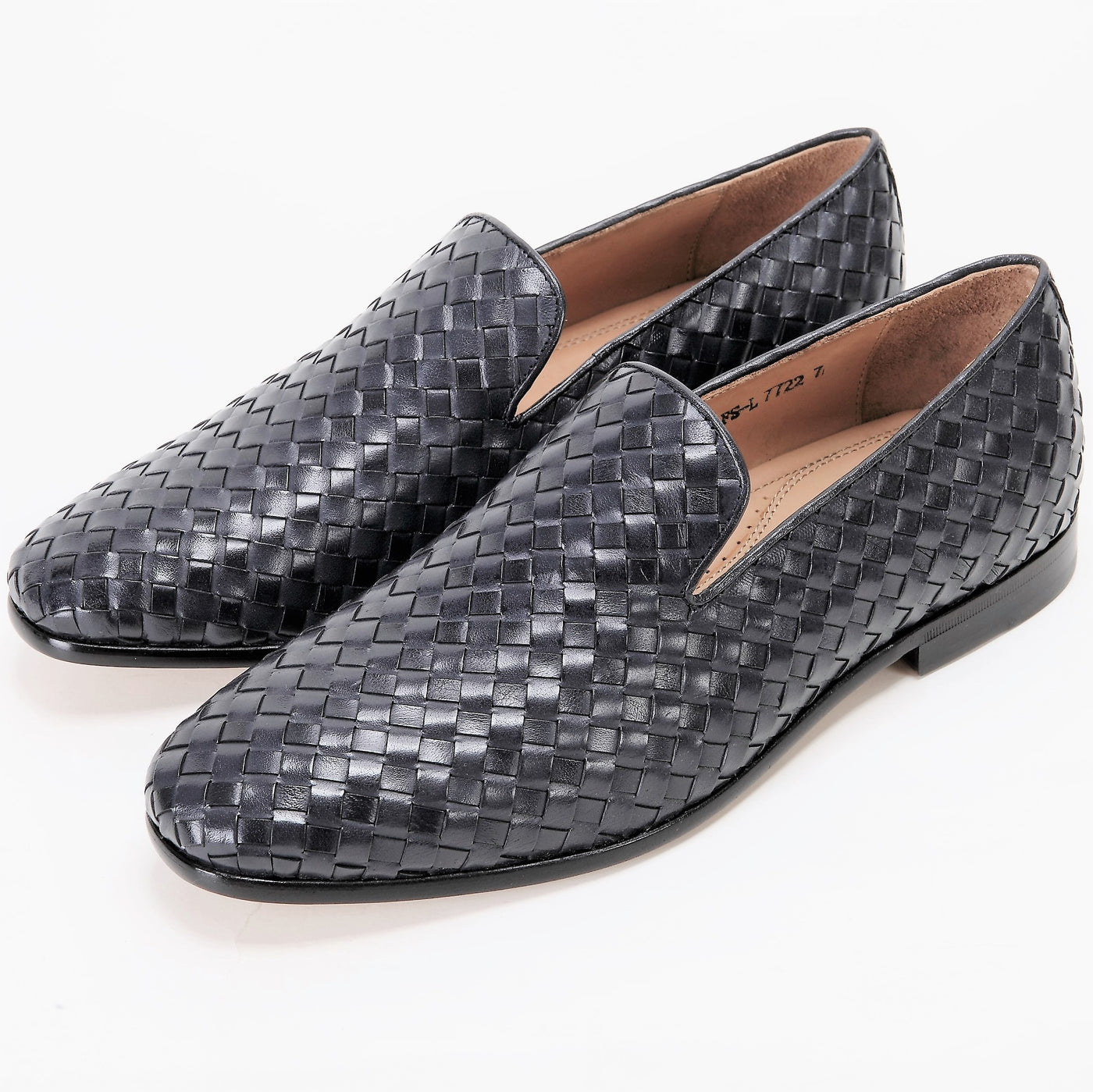 Woven Leather Loafers