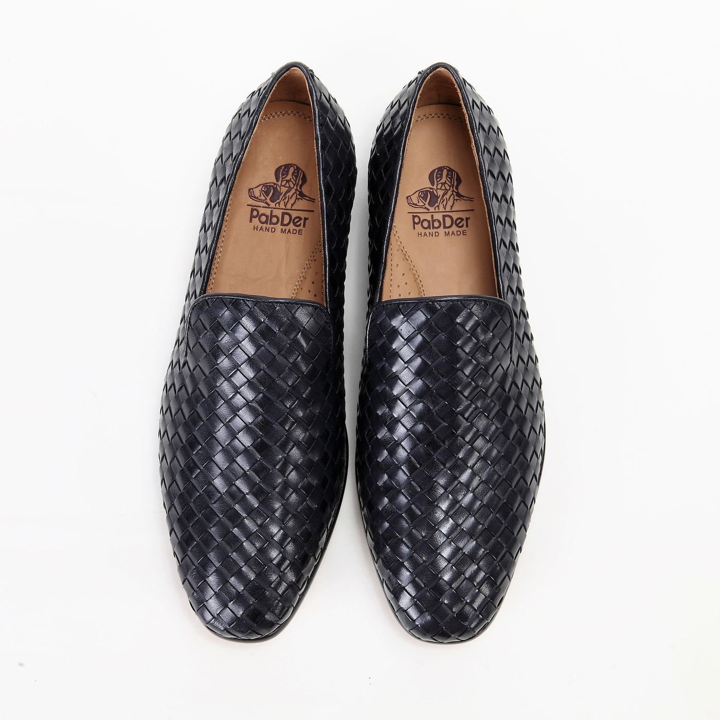 Woven Leather Loafers