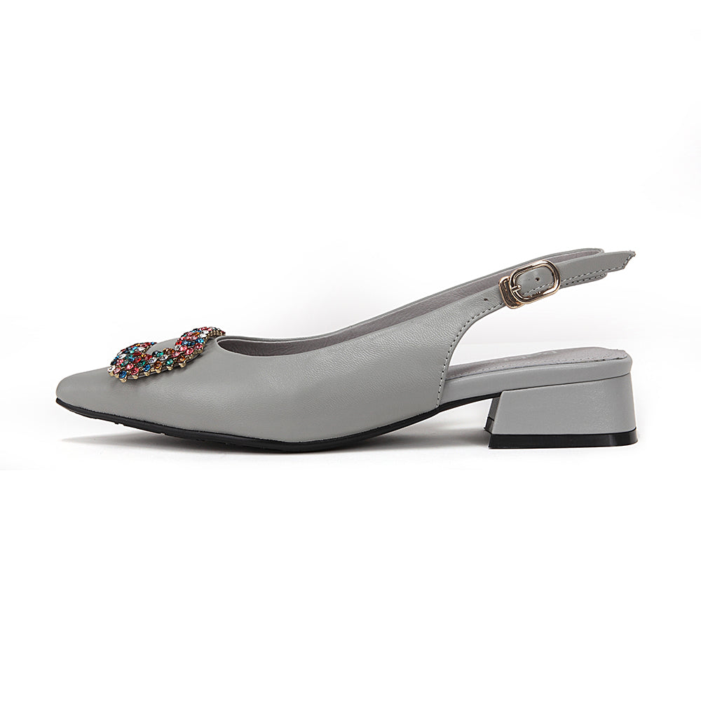 Pointed 1in Jewel Flats