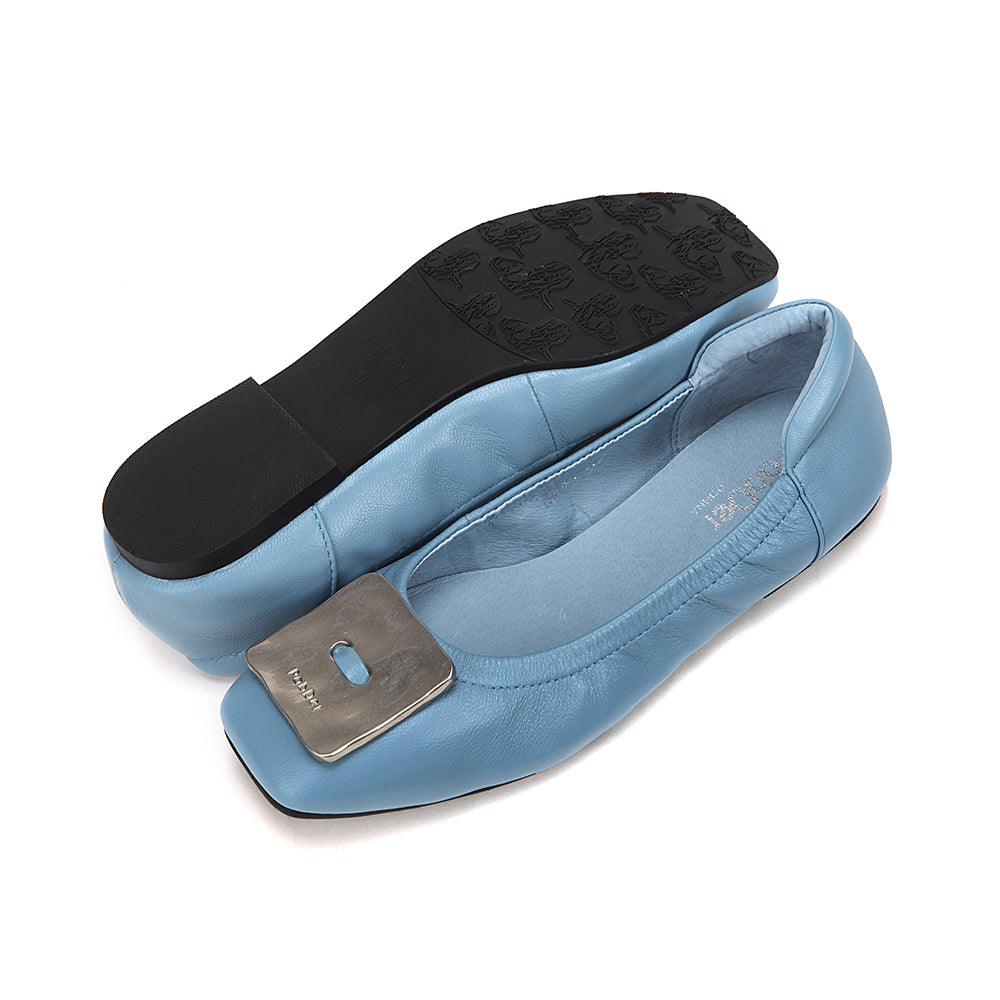 Soft Square Toe Flats