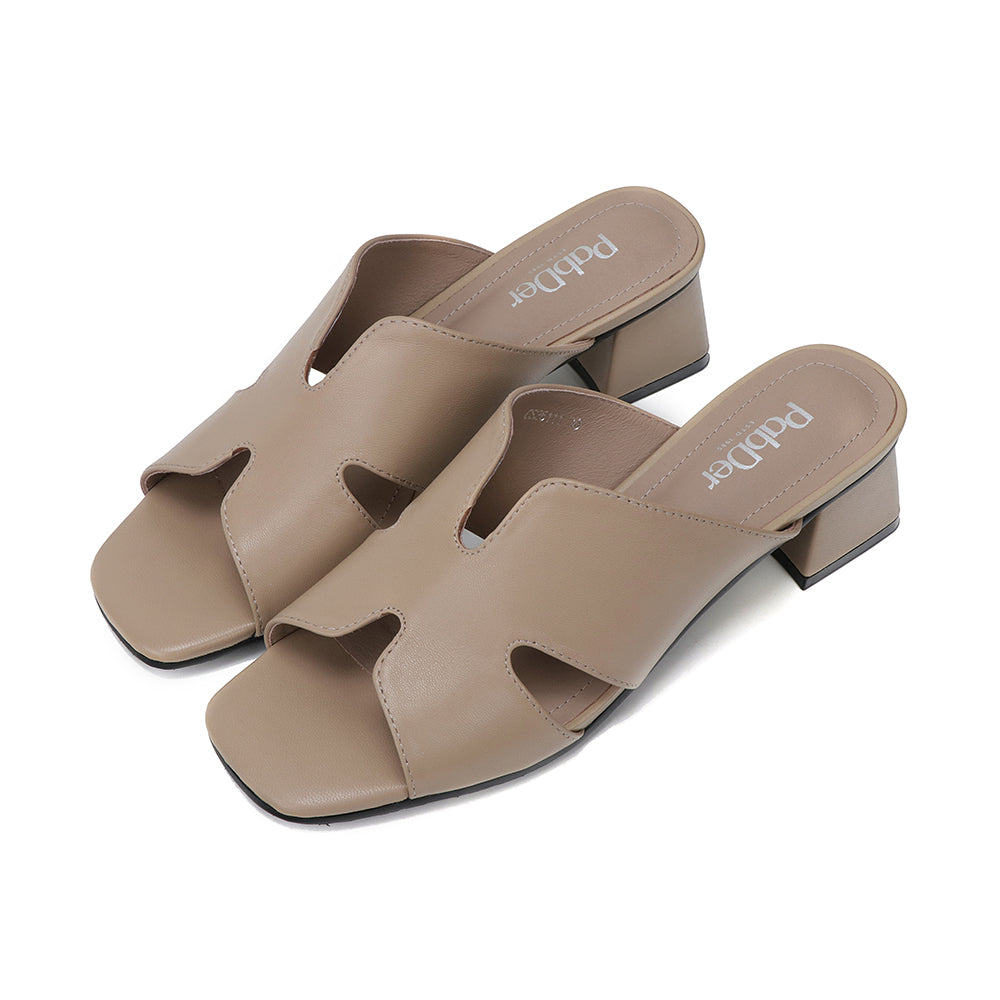 Minimalist Square Toe Sandals