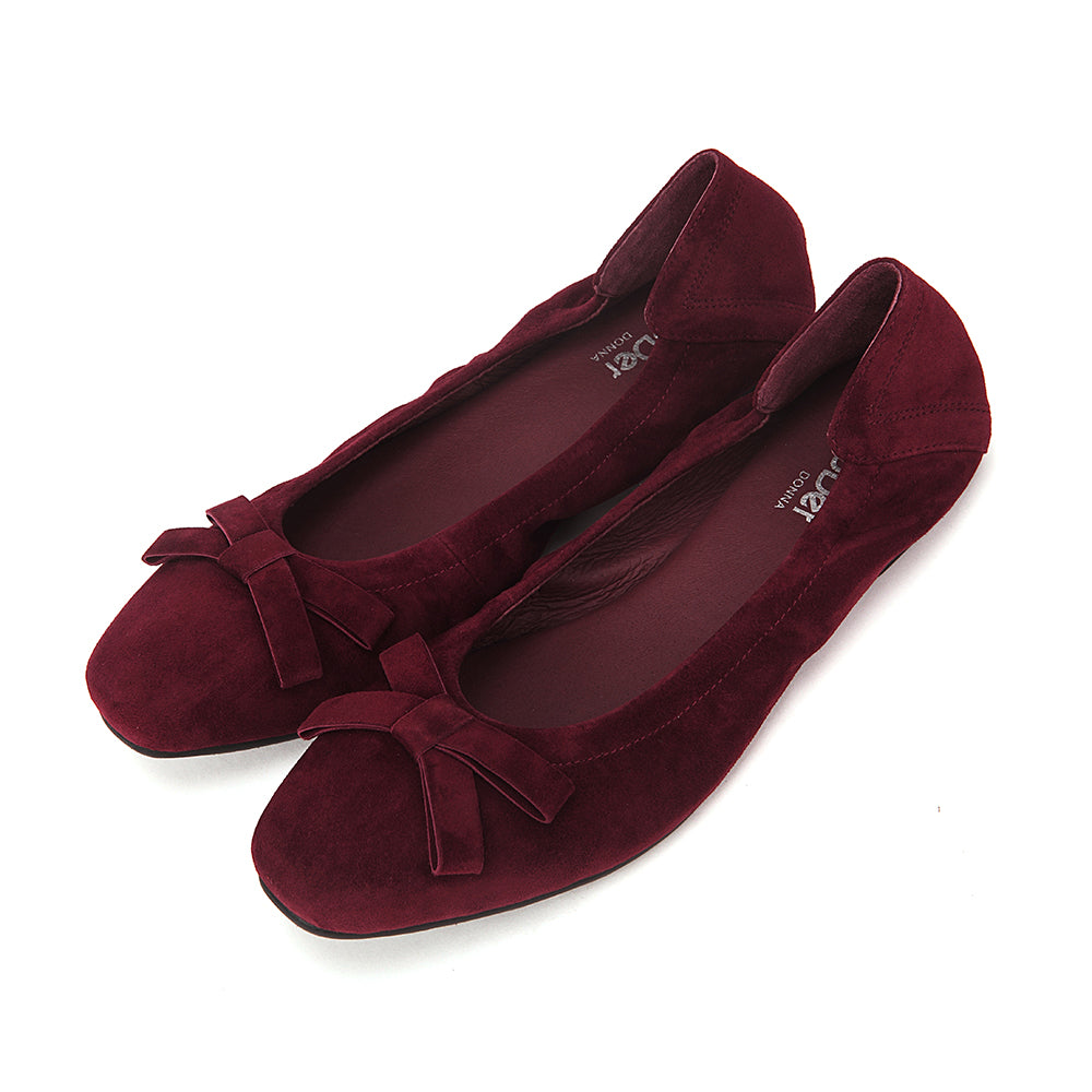 Ladies Suede Flats