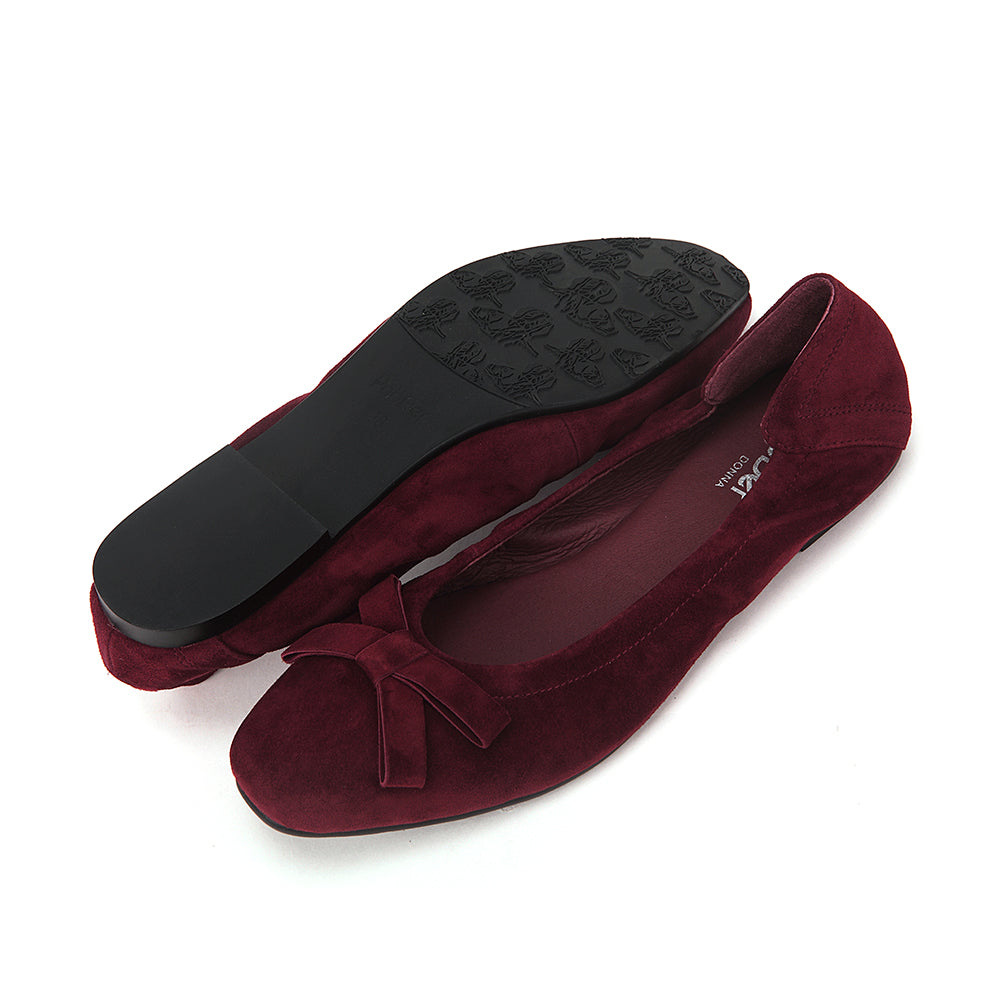 Ladies Suede Flats