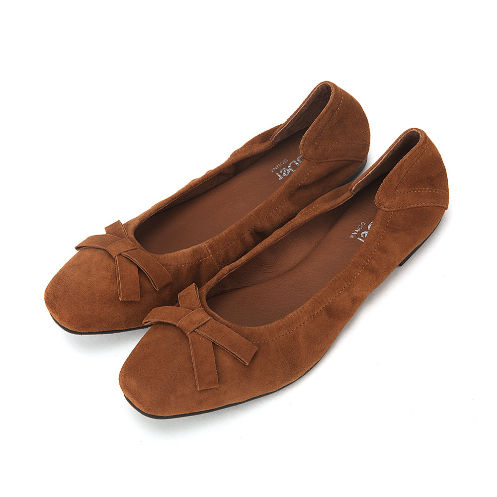 Ladies Suede Flats