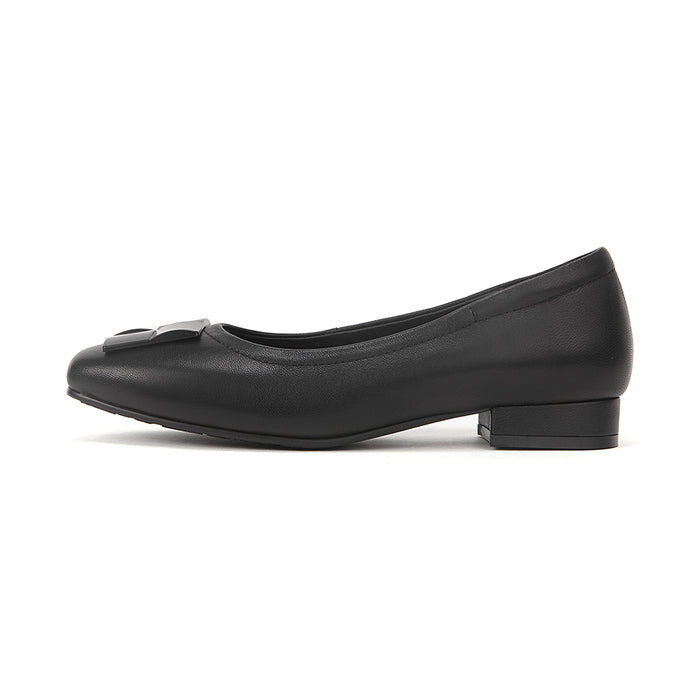 Cube Décor Square Toe 1in Heel Shoes