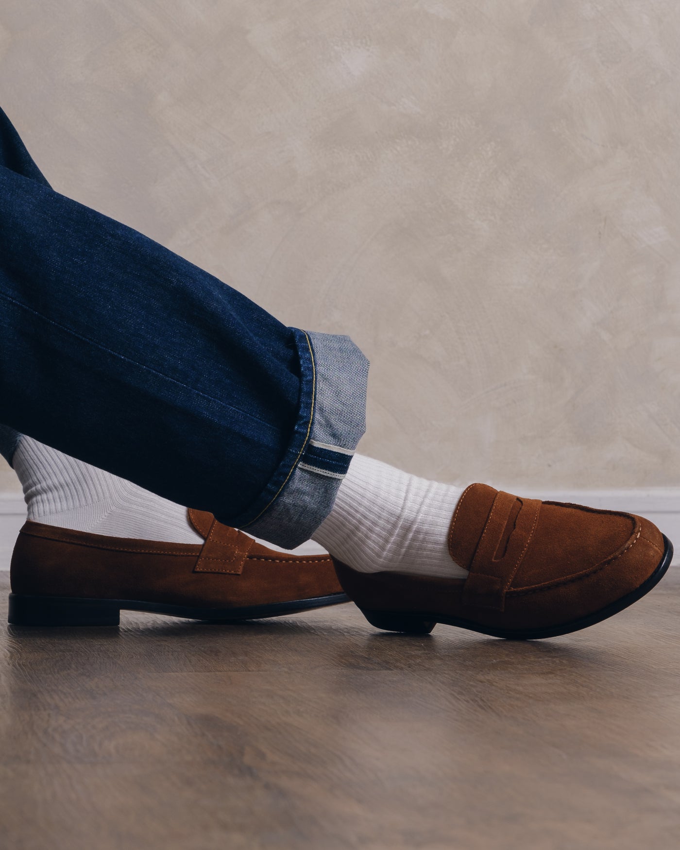 Suede Loafers
