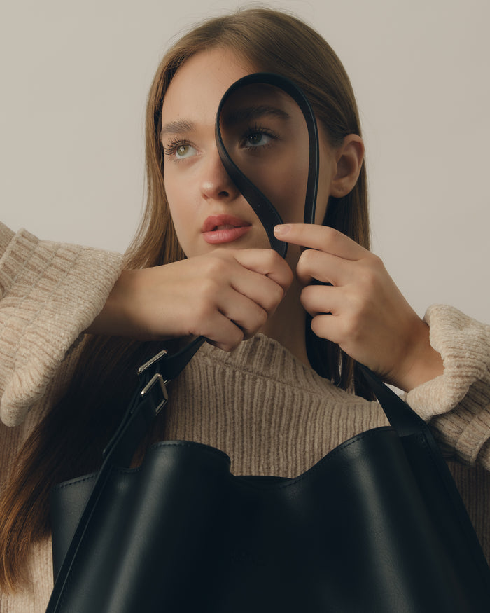 Smooth Leather Hobo