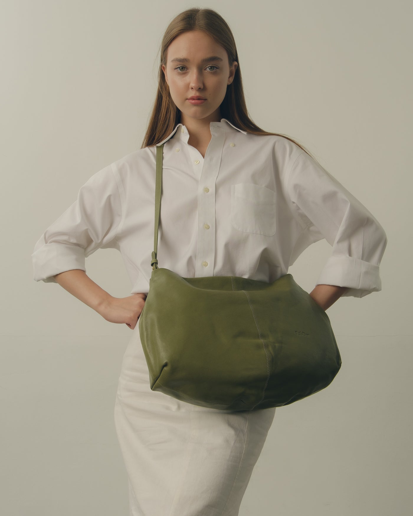 Lambskin Rounded Hobo