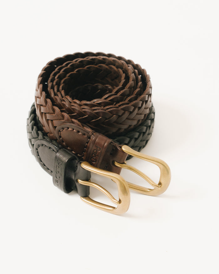 Woven Leather Belt