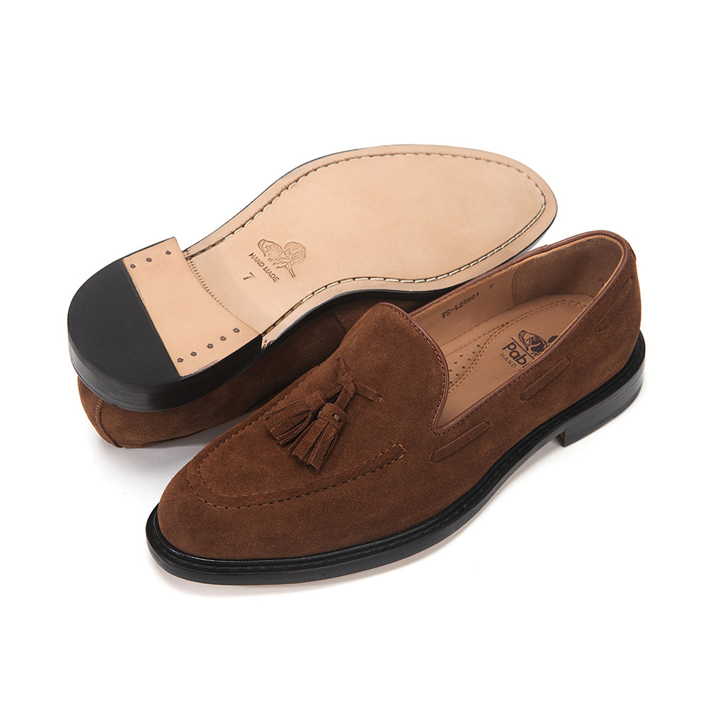 Suede Tassel Loafers