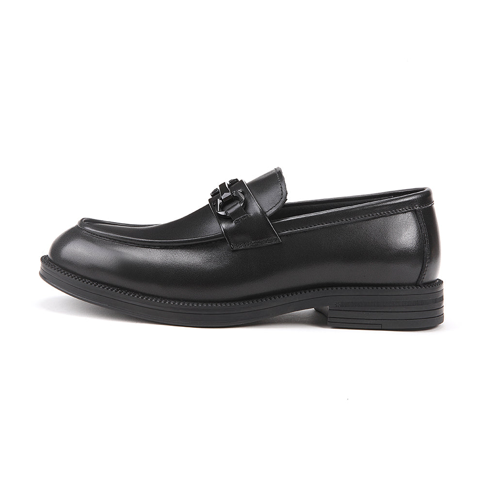 Geometric Horsebit Loafers