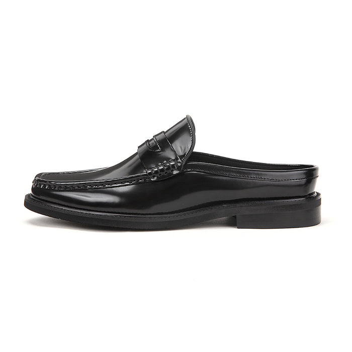 Shine Lacquer Half-Shoes