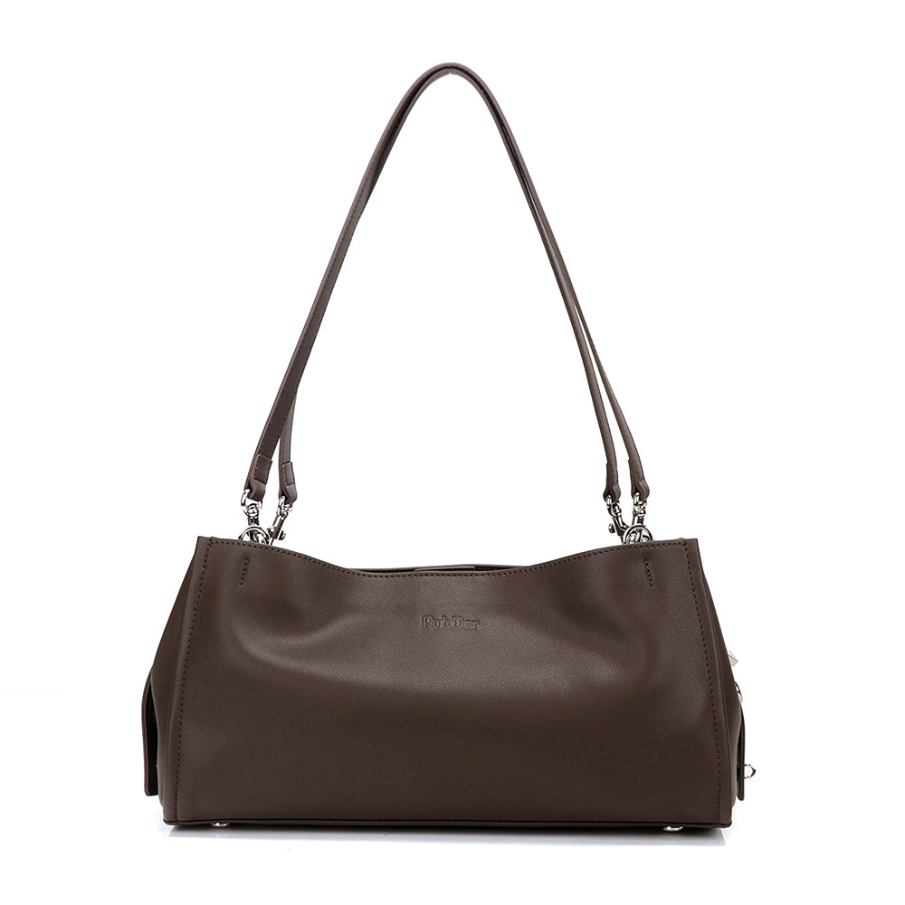 Top Handle Leather Shoulder Bag