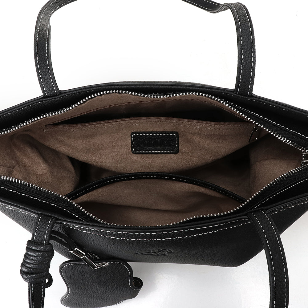 Utilitarian Leather Tote