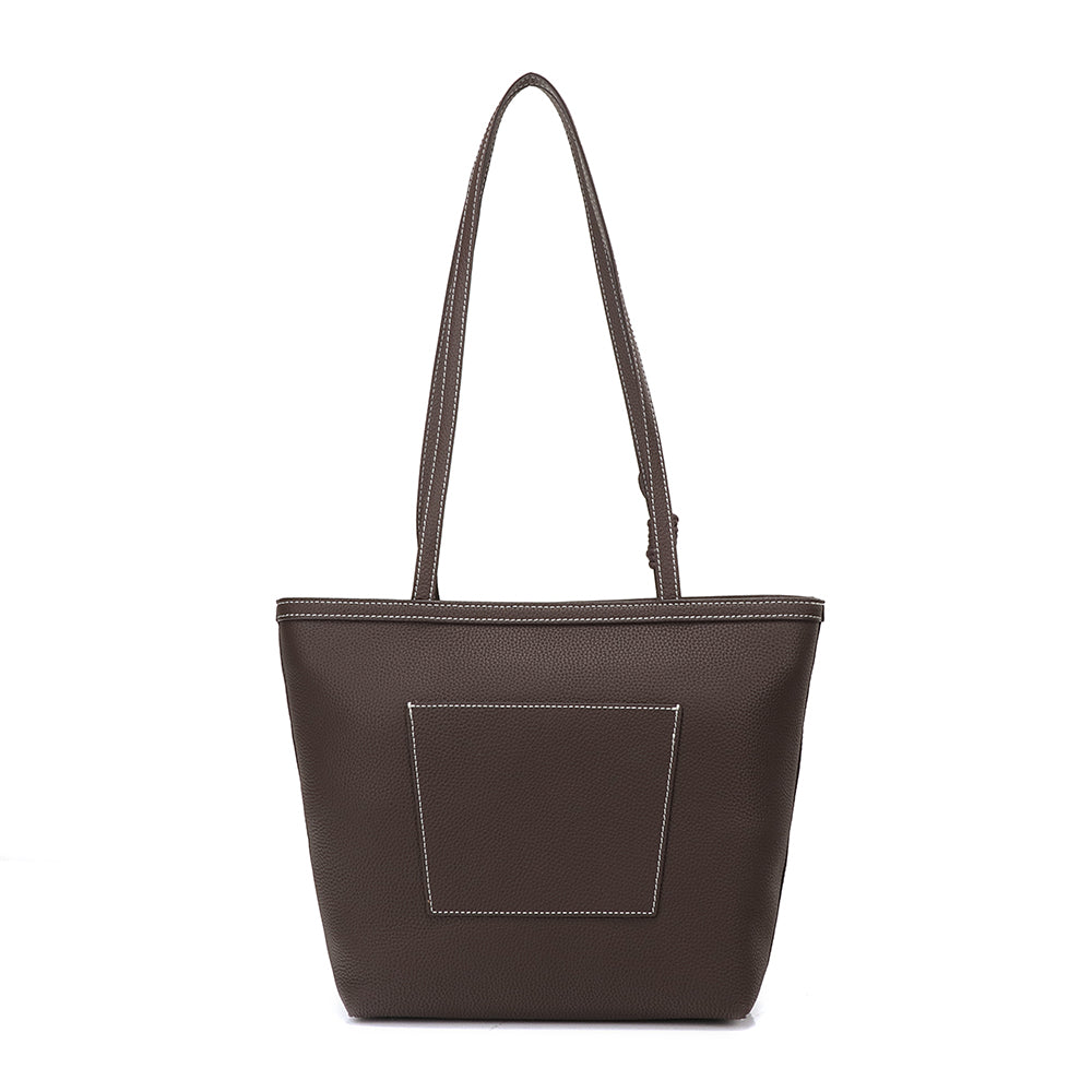 Utilitarian Leather Tote