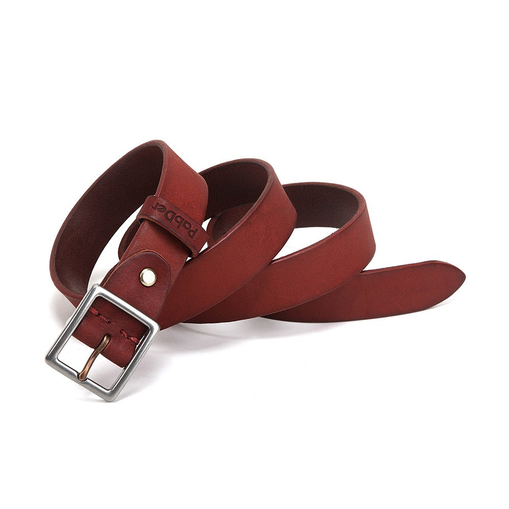 Needle Point Leather Belt