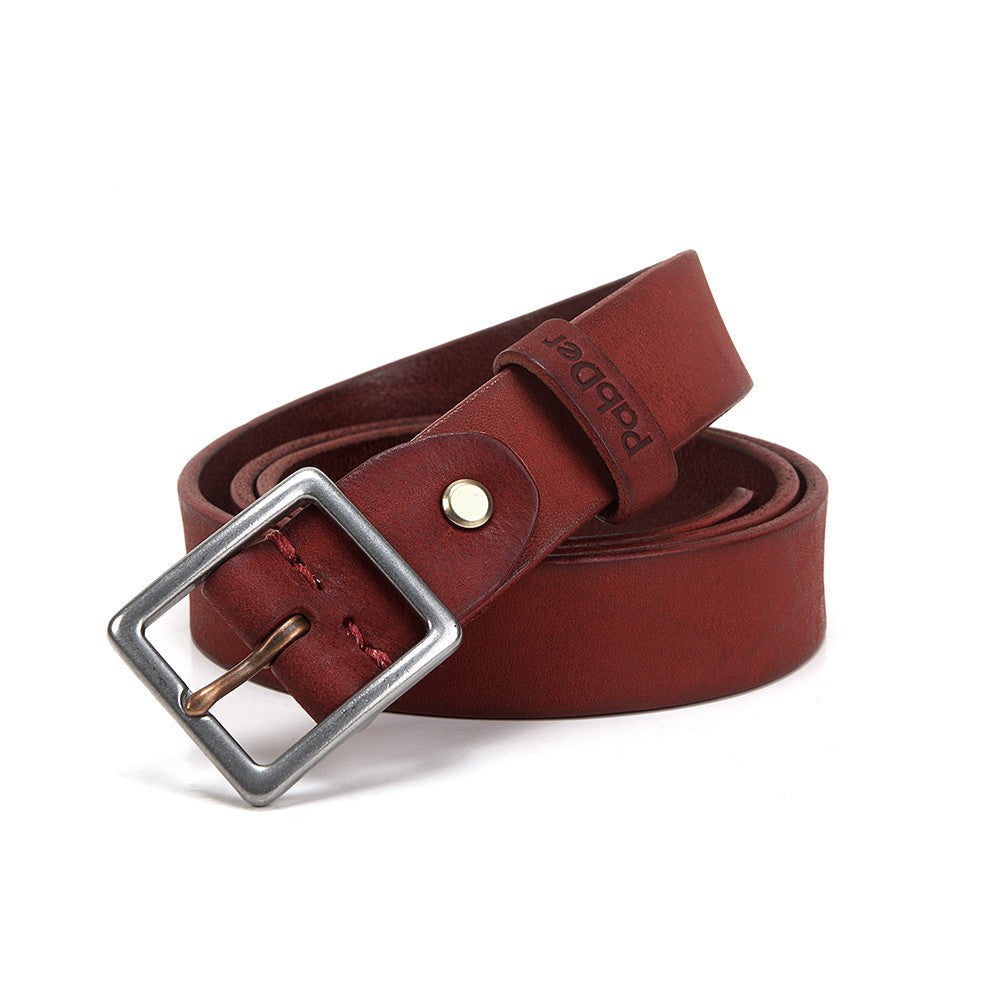 Needle Point Leather Belt