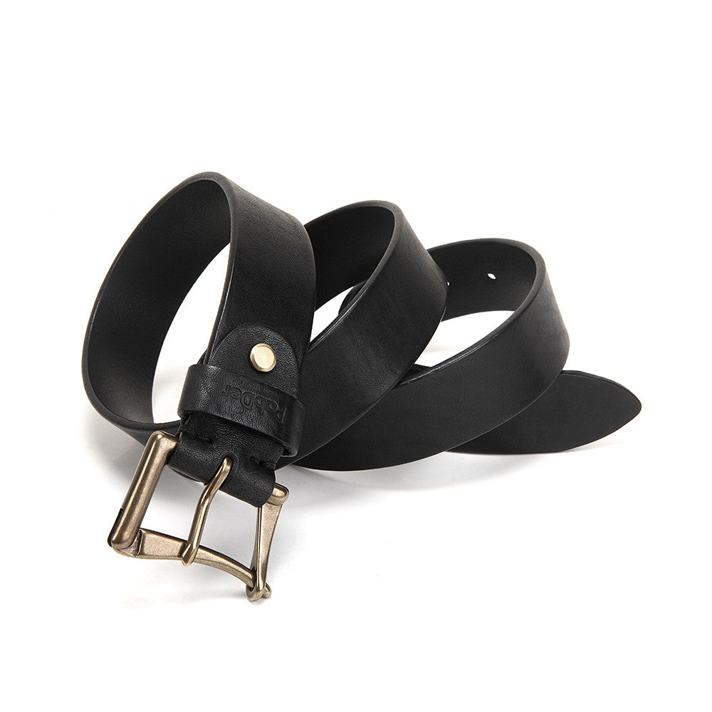 Fireman Clasp Leather Belt