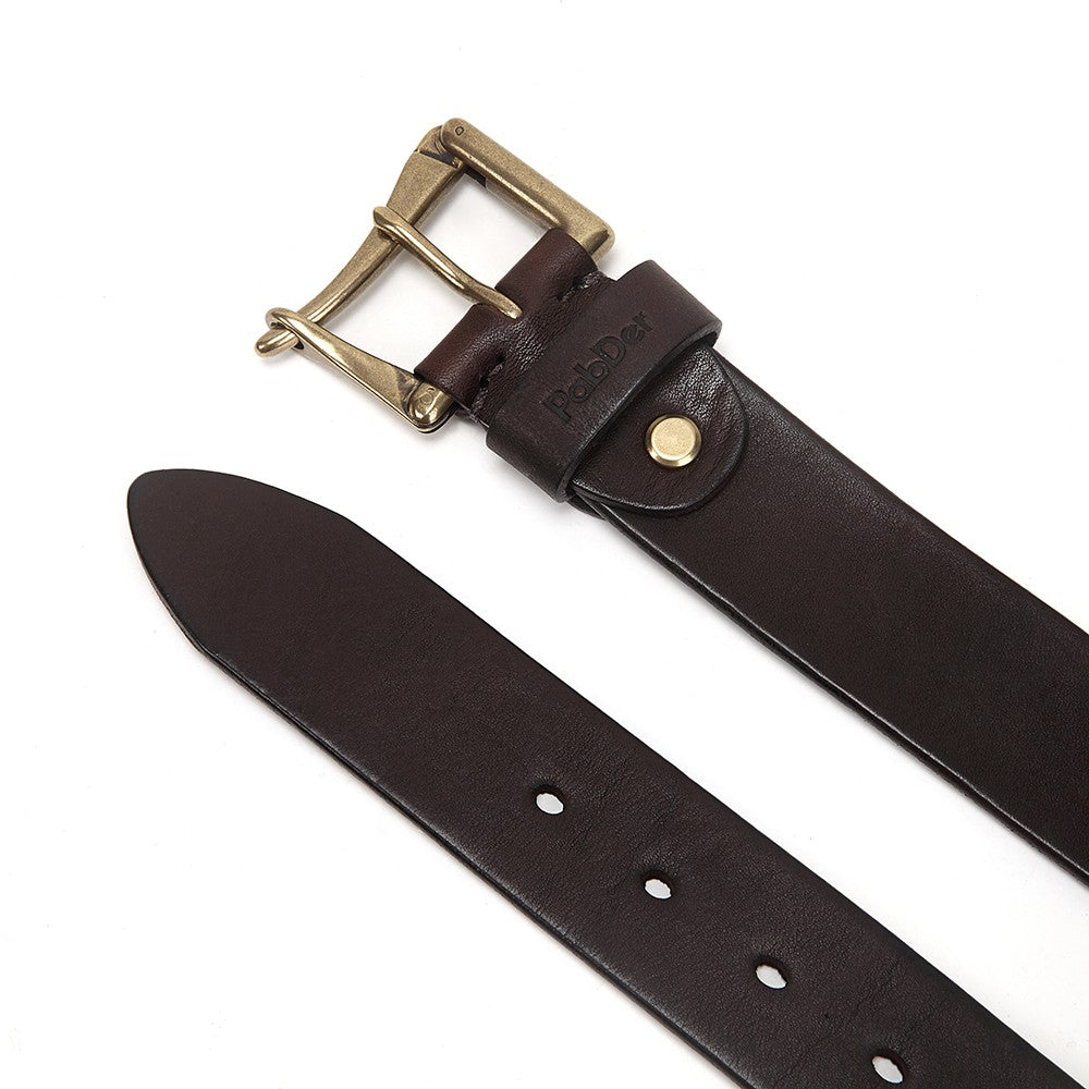 Fireman Clasp Leather Belt