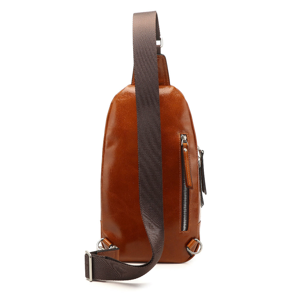 Men's Oval Crossbody Bag