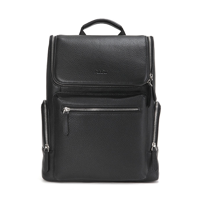 Embossed Leather Backpack