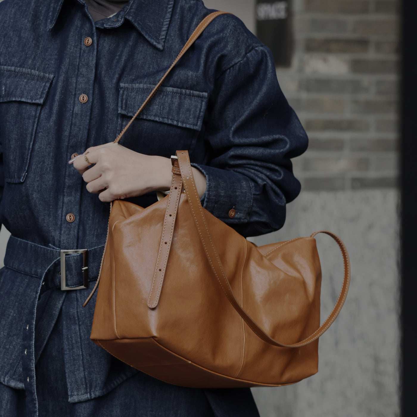 Spacious Rectangular Tote