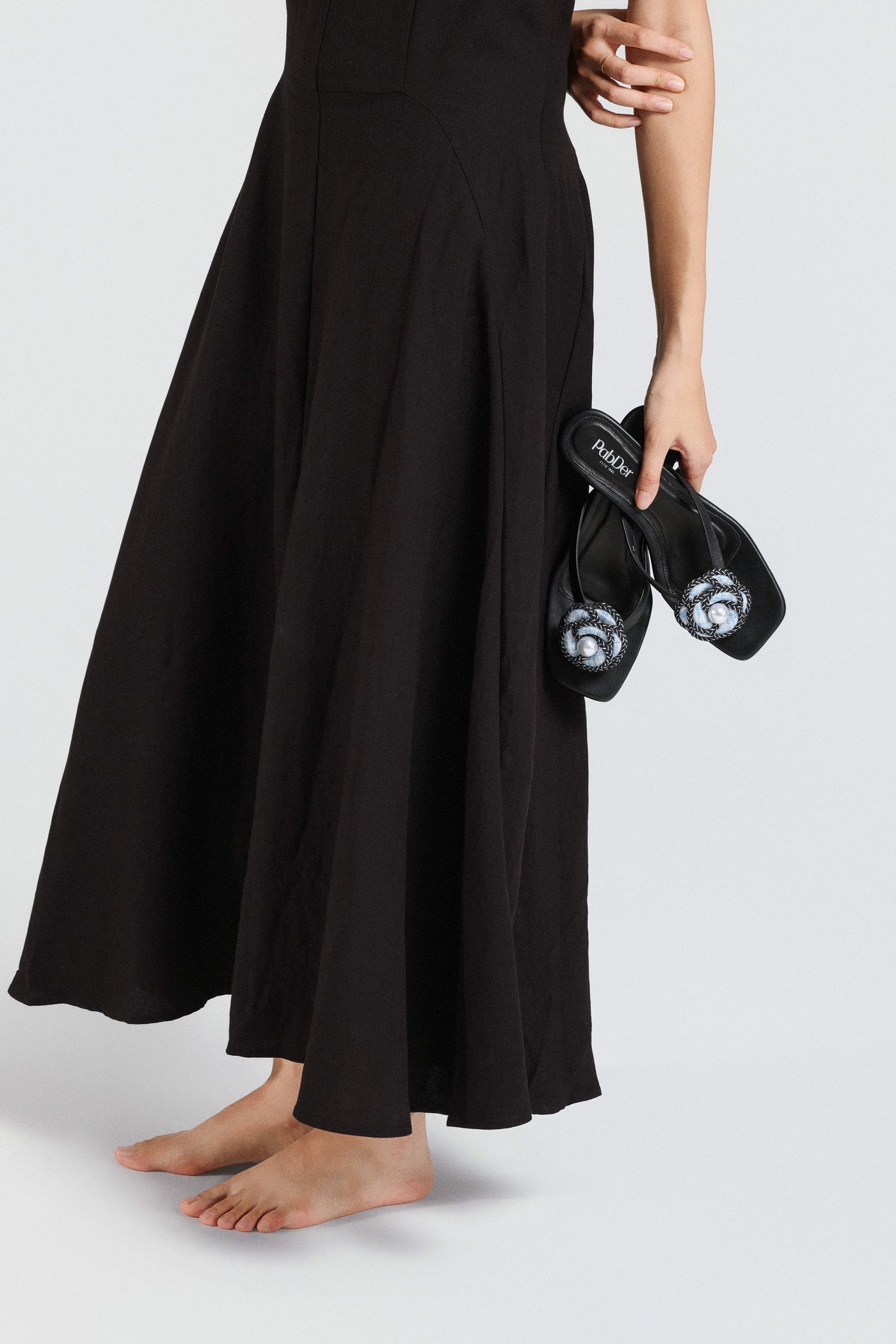 Square Toe Floral Sandals