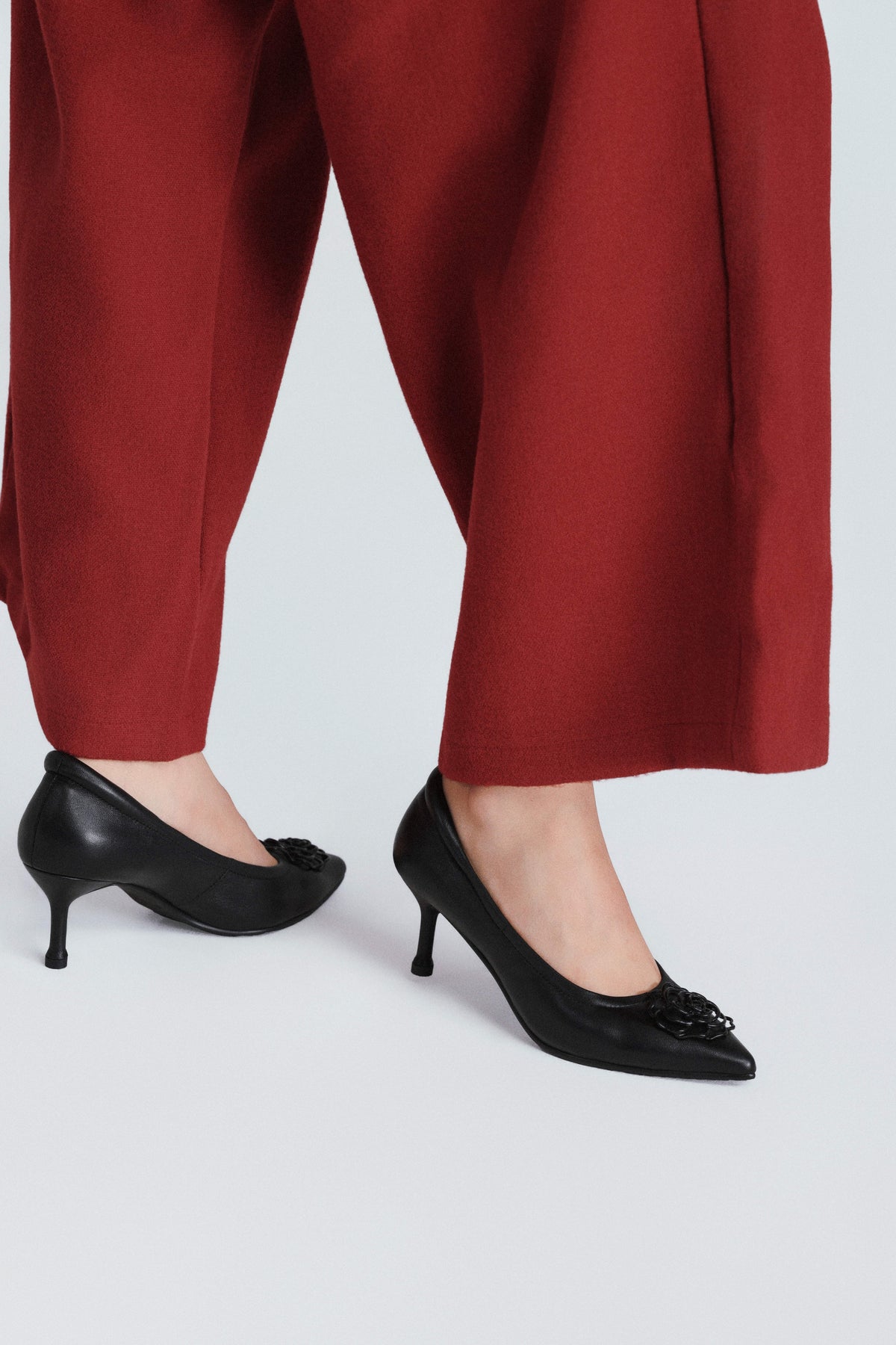 Metallic Rose High Heels CS26612