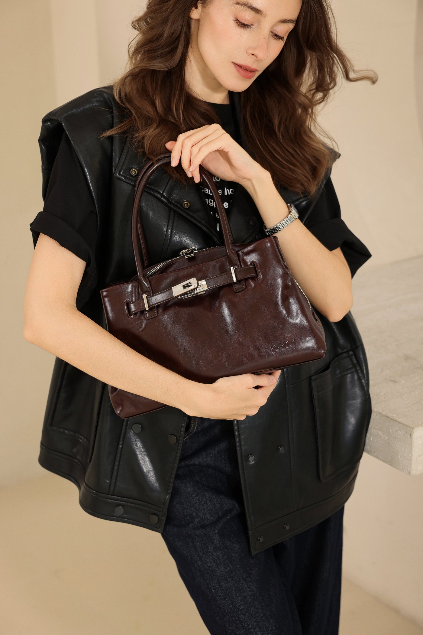 Buckled Square Purse