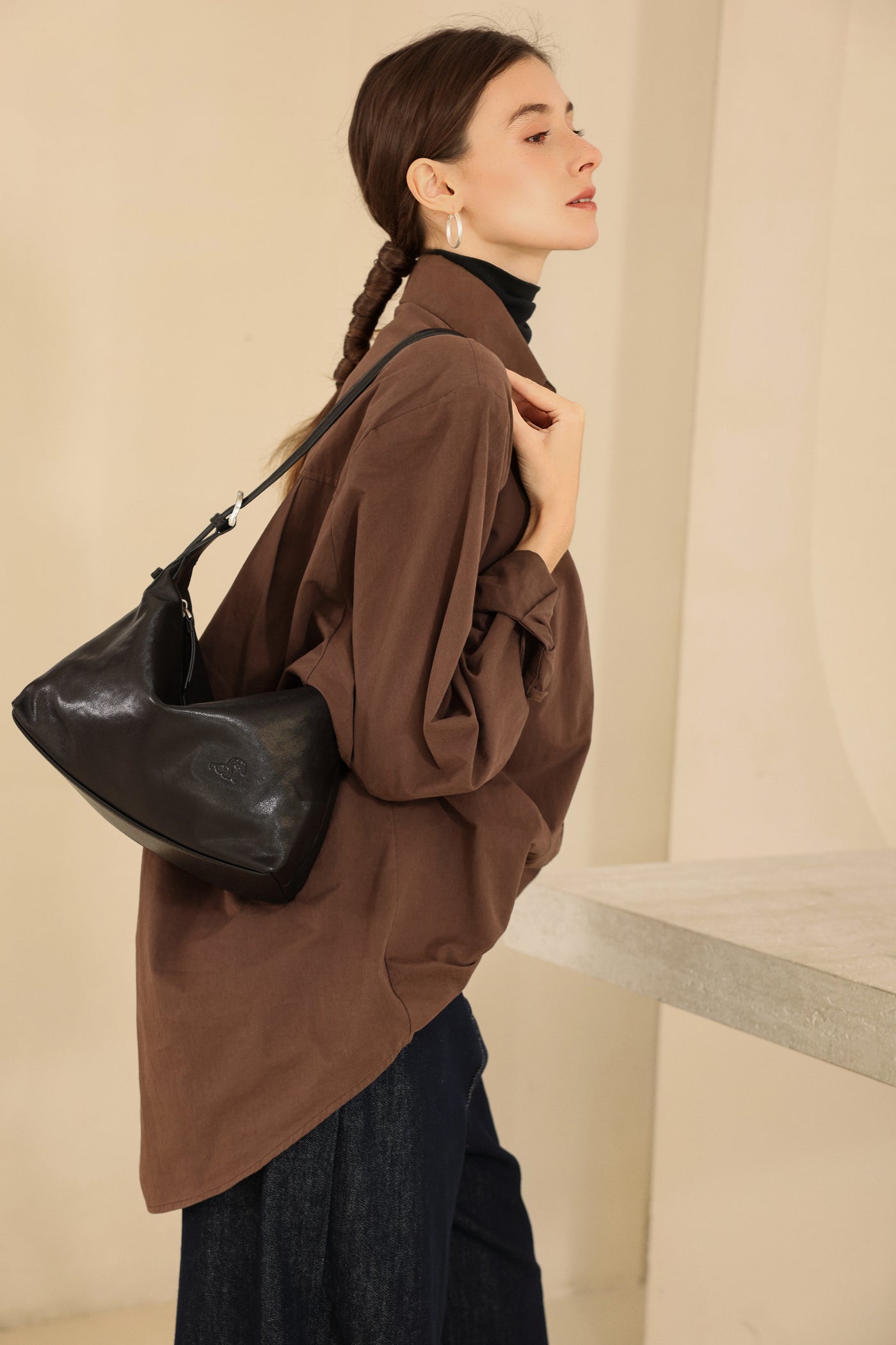 Veg Tanned Cowhide Hobo