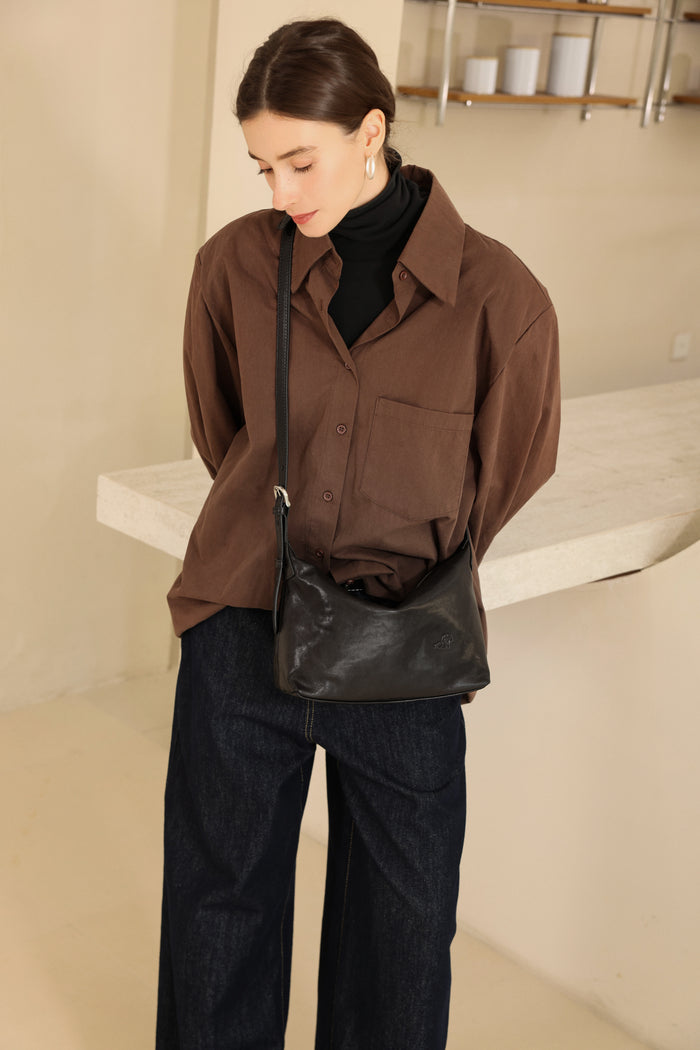 Veg Tanned Cowhide Hobo