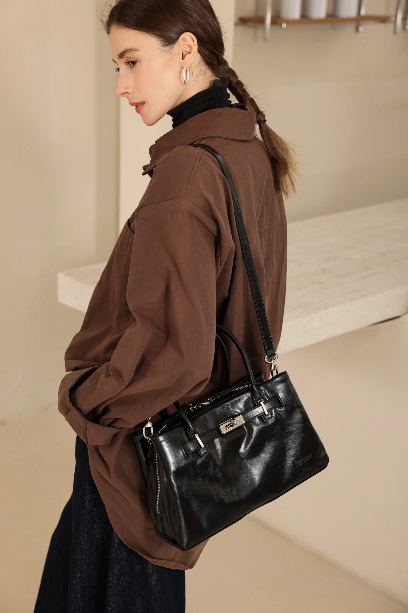 Buckled Square Purse