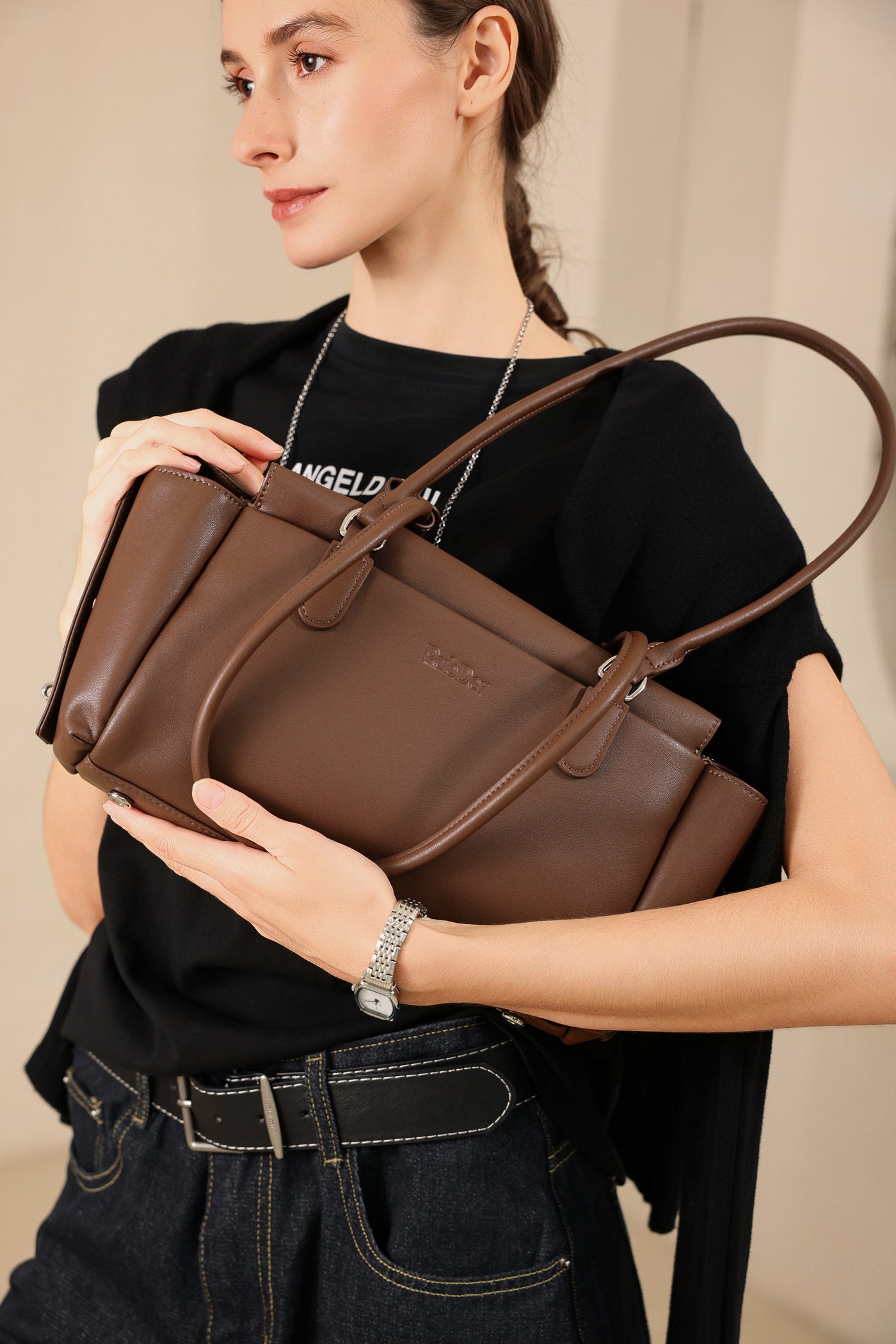 Leather Shoulder Bag