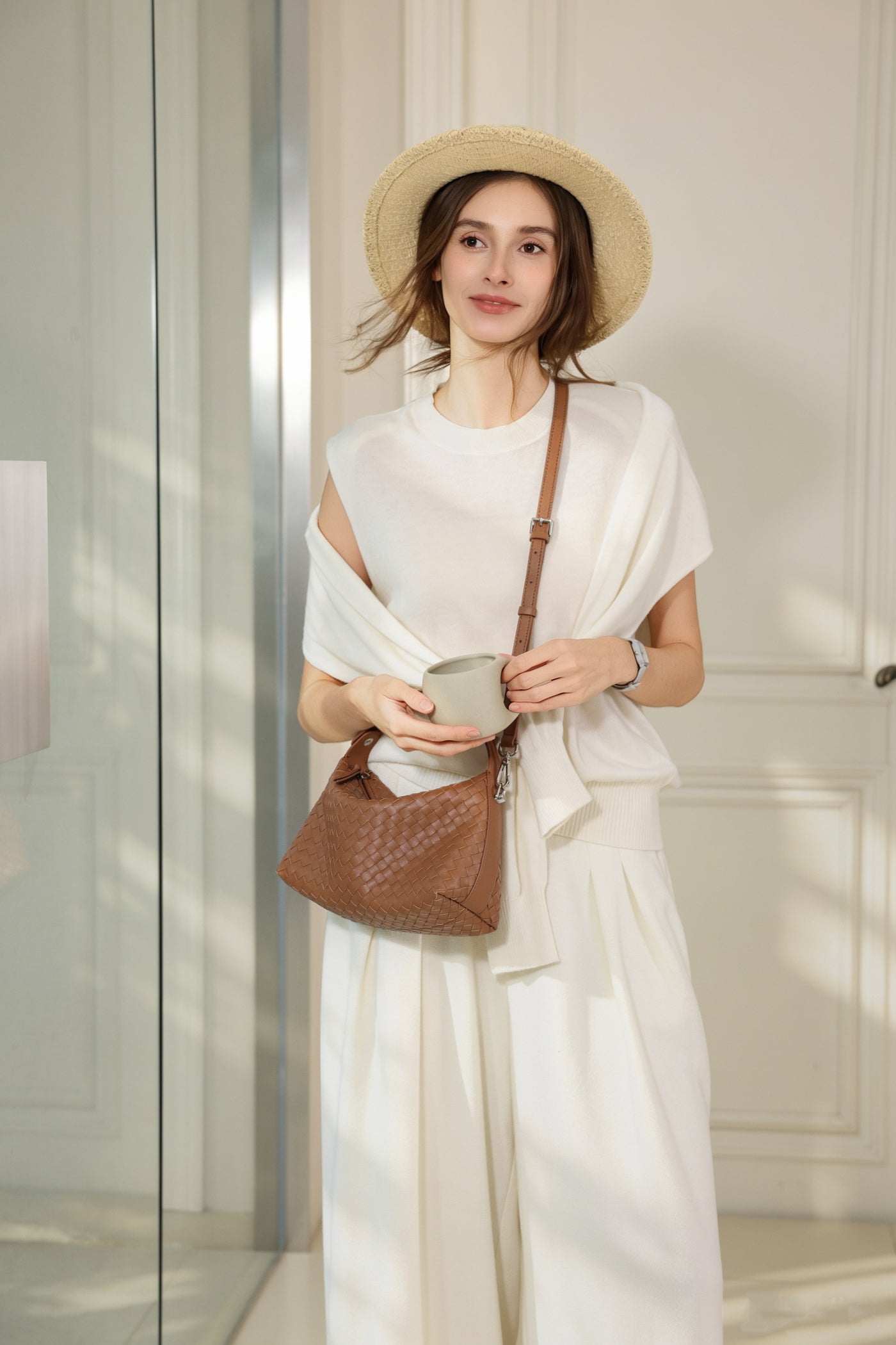 Woven Mini Wristlet