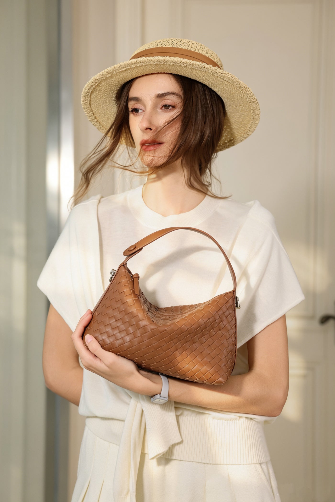 Woven Mini Wristlet