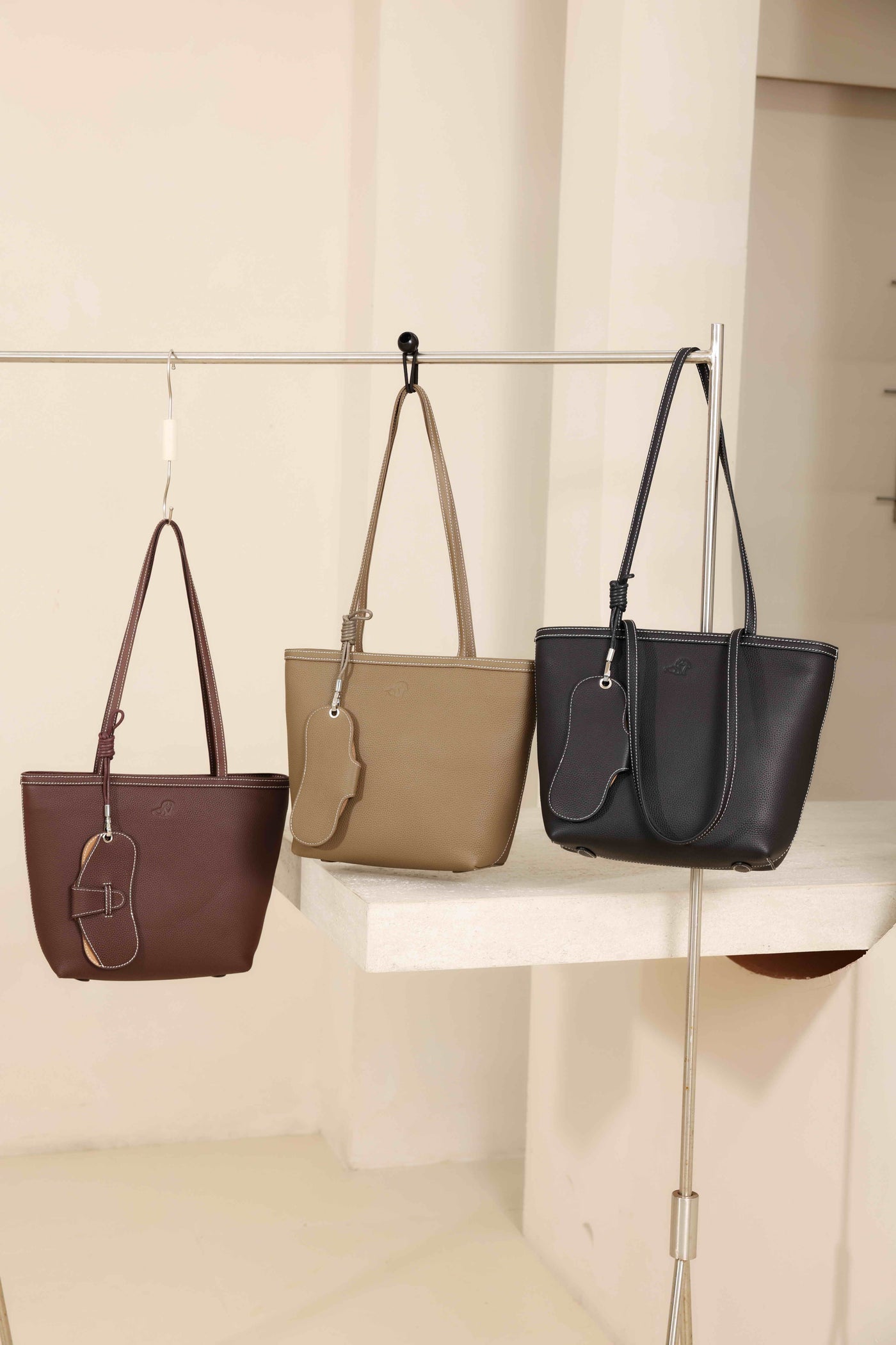 Utilitarian Leather Tote