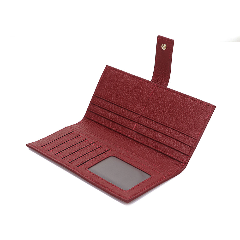 Genuine Embossed Leather Long Wallet AA26662
