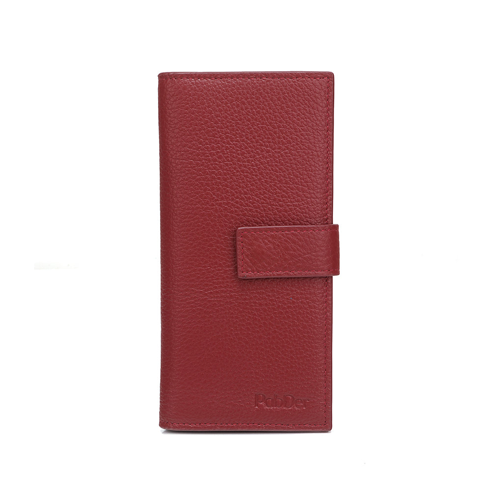 Genuine Embossed Leather Long Wallet AA26662