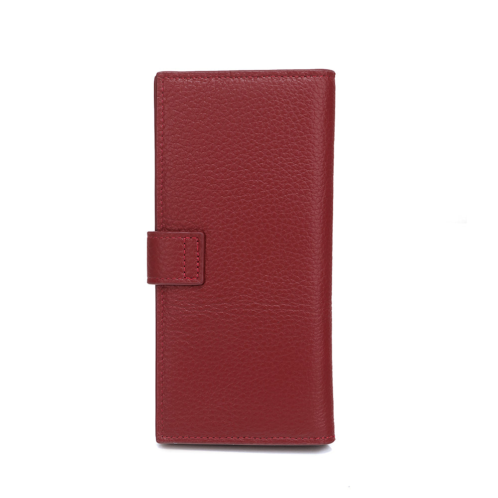Genuine Embossed Leather Long Wallet AA26662