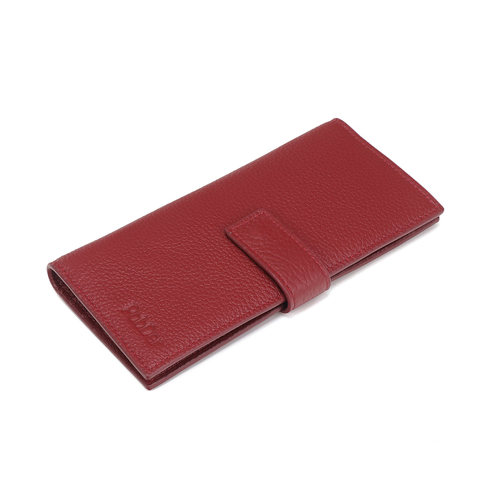 Genuine Embossed Leather Long Wallet AA26662