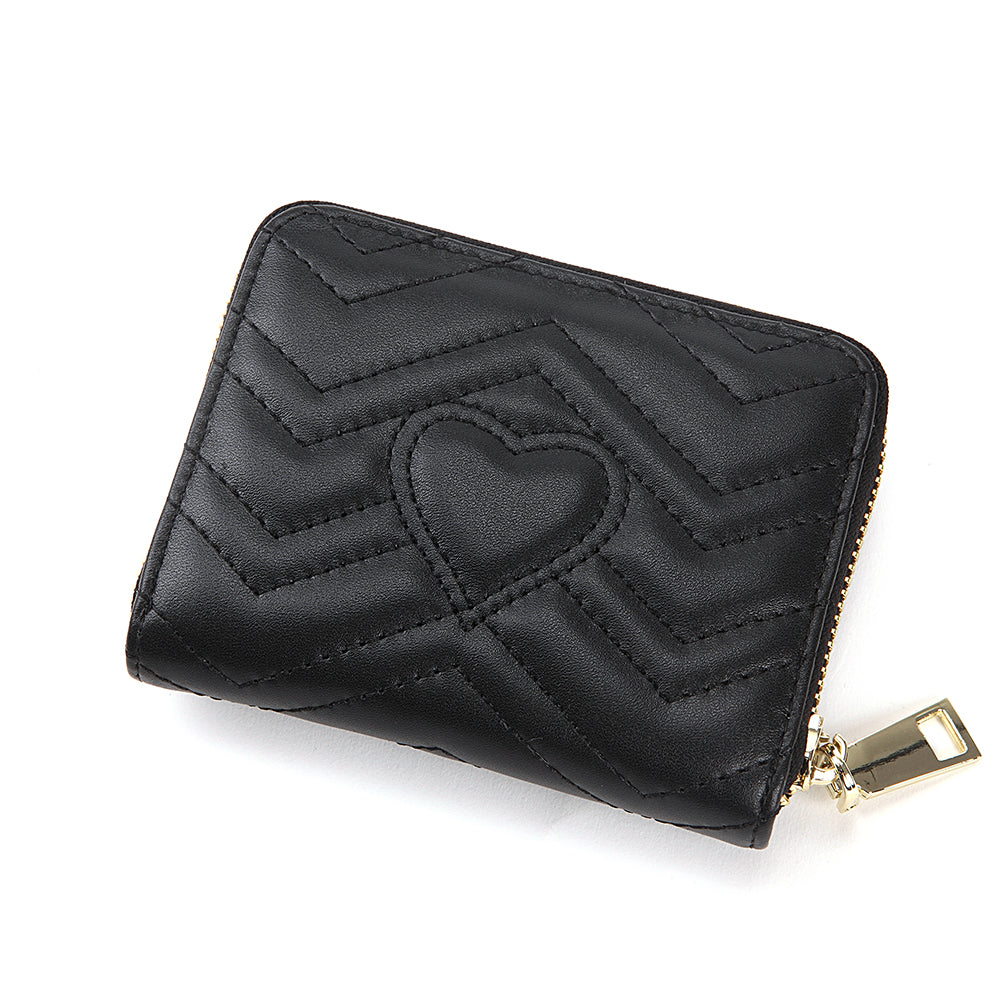 Heart-shaped Zip Wallet