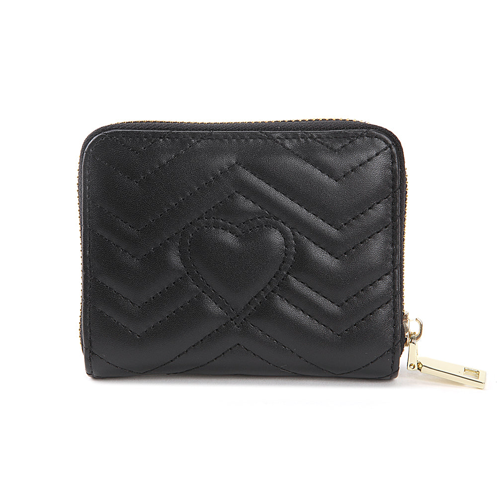 Heart-shaped Zip Wallet