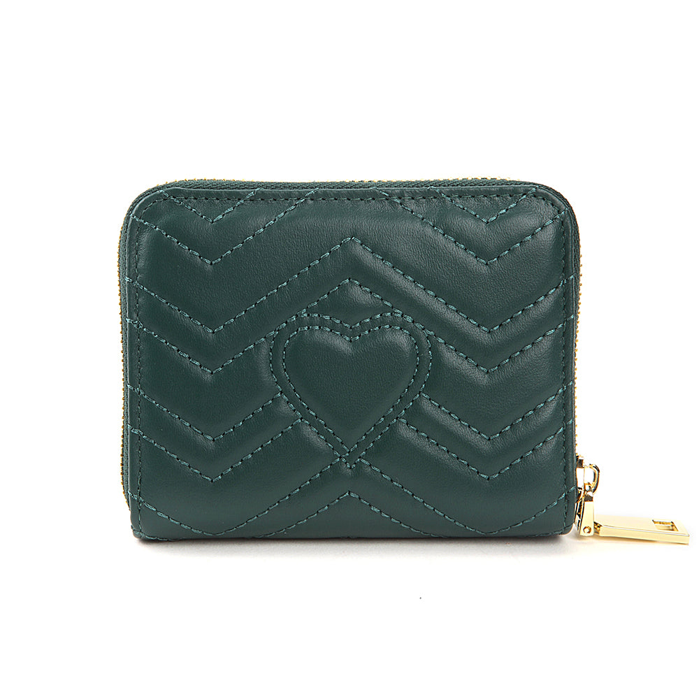 Heart-shaped Zip Wallet