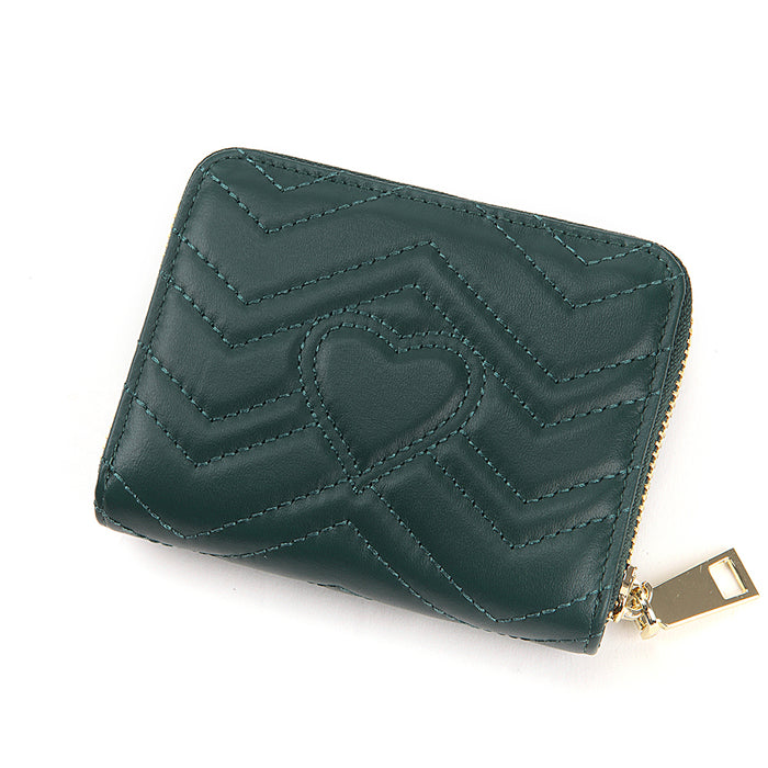Heart-shaped Zip Wallet
