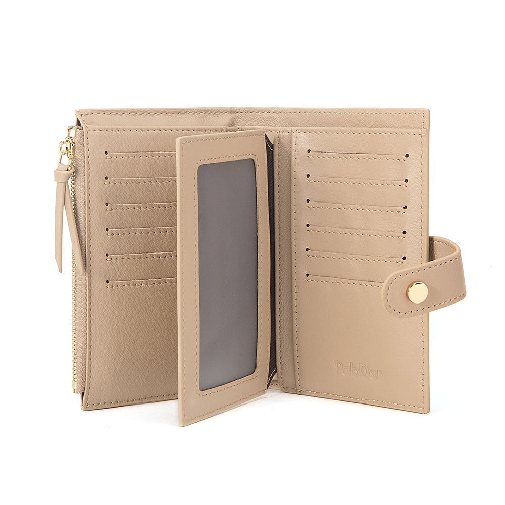 Large Bifold  Snap Closure Wallet