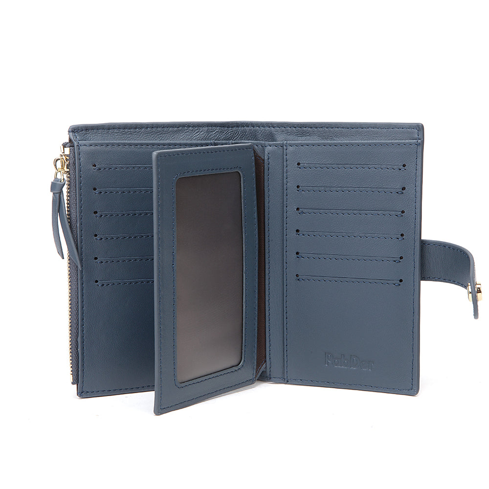 Large Bifold  Snap Closure Wallet