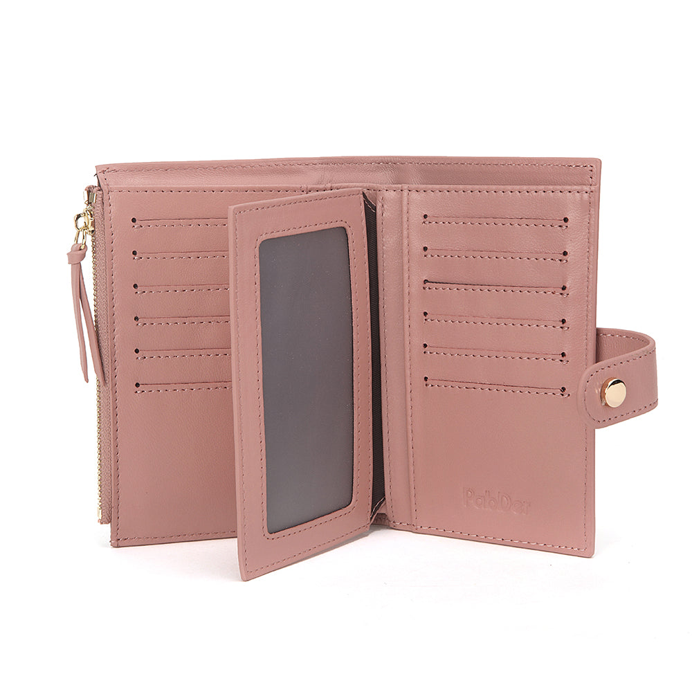 Large Bifold  Snap Closure Wallet