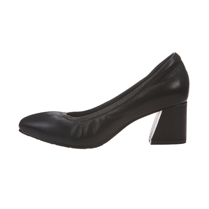 Plain Slanted Wedge Heels